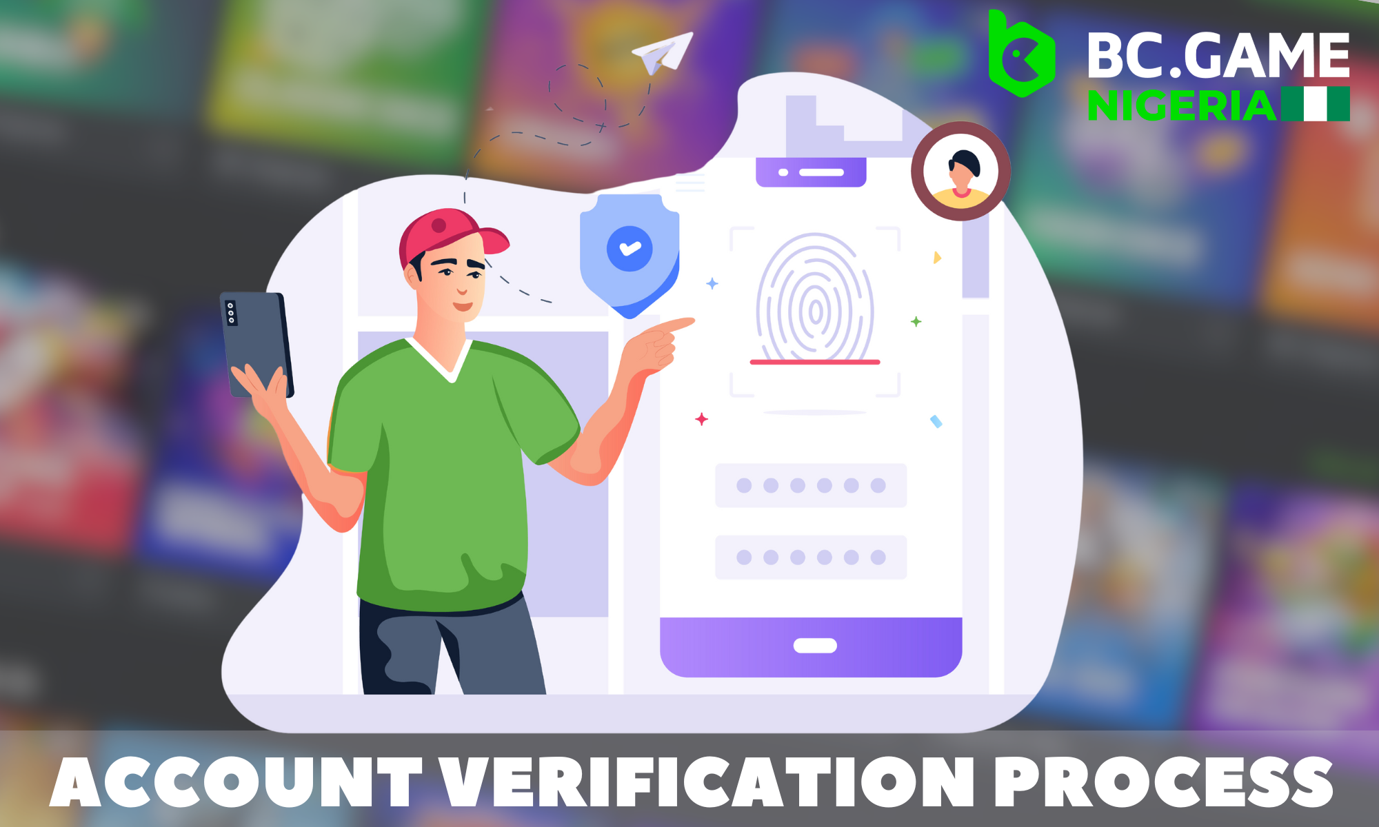 In BC Game, all users must pass account verification