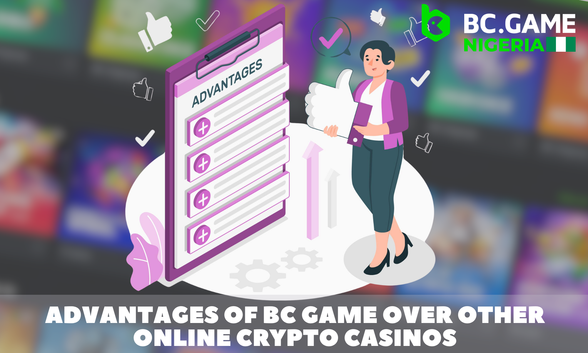 List of the main advantages of BC Game over other casinos