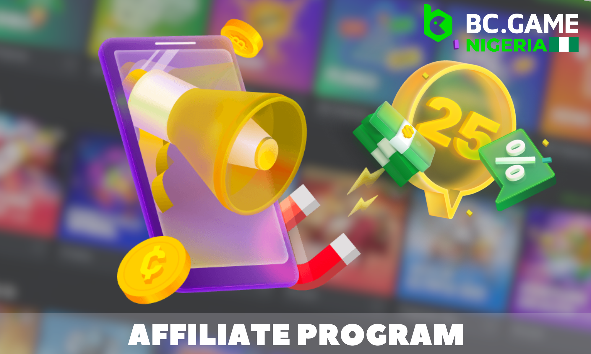 BC Game offers everyone access to the affiliate program