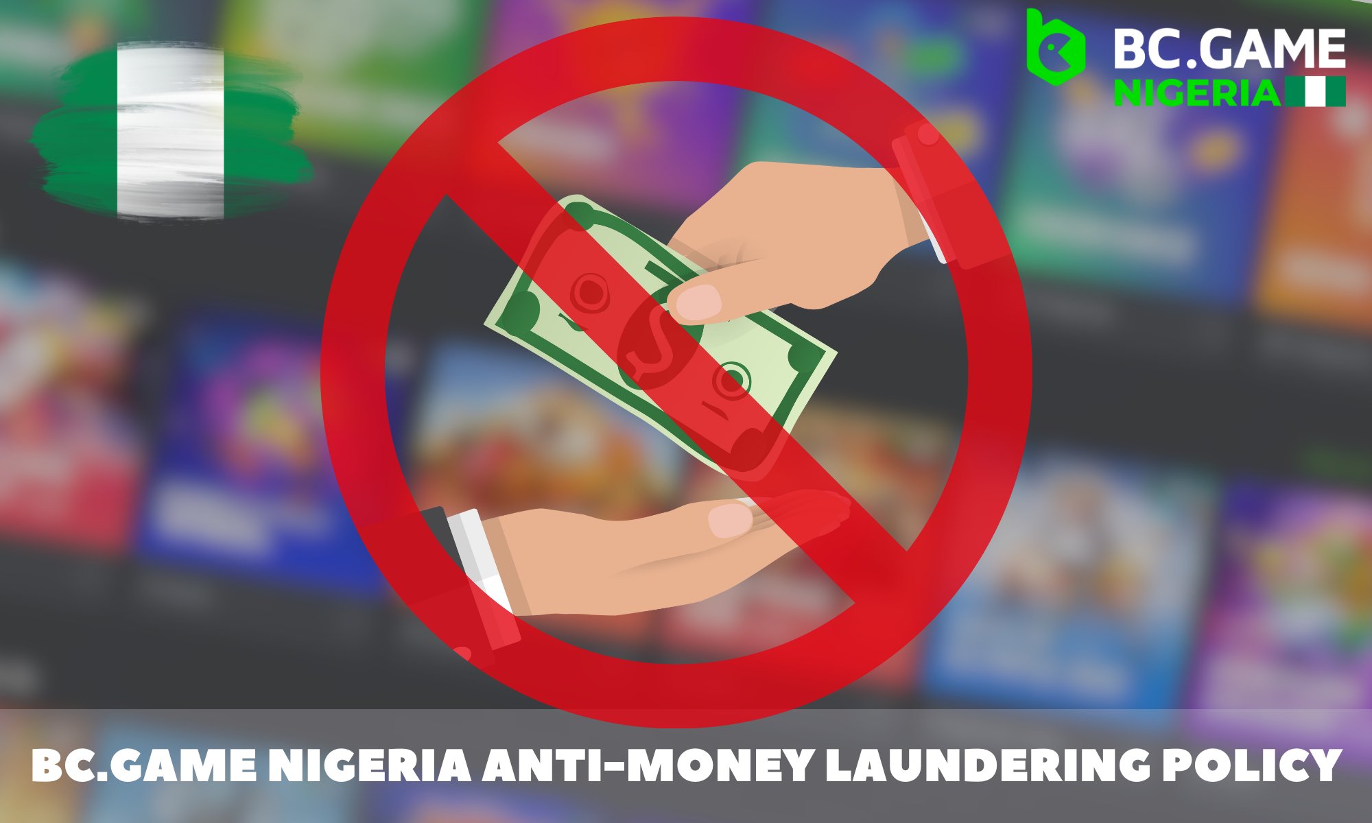 BC.GAME Nigeria is constantly fighting against money laundering