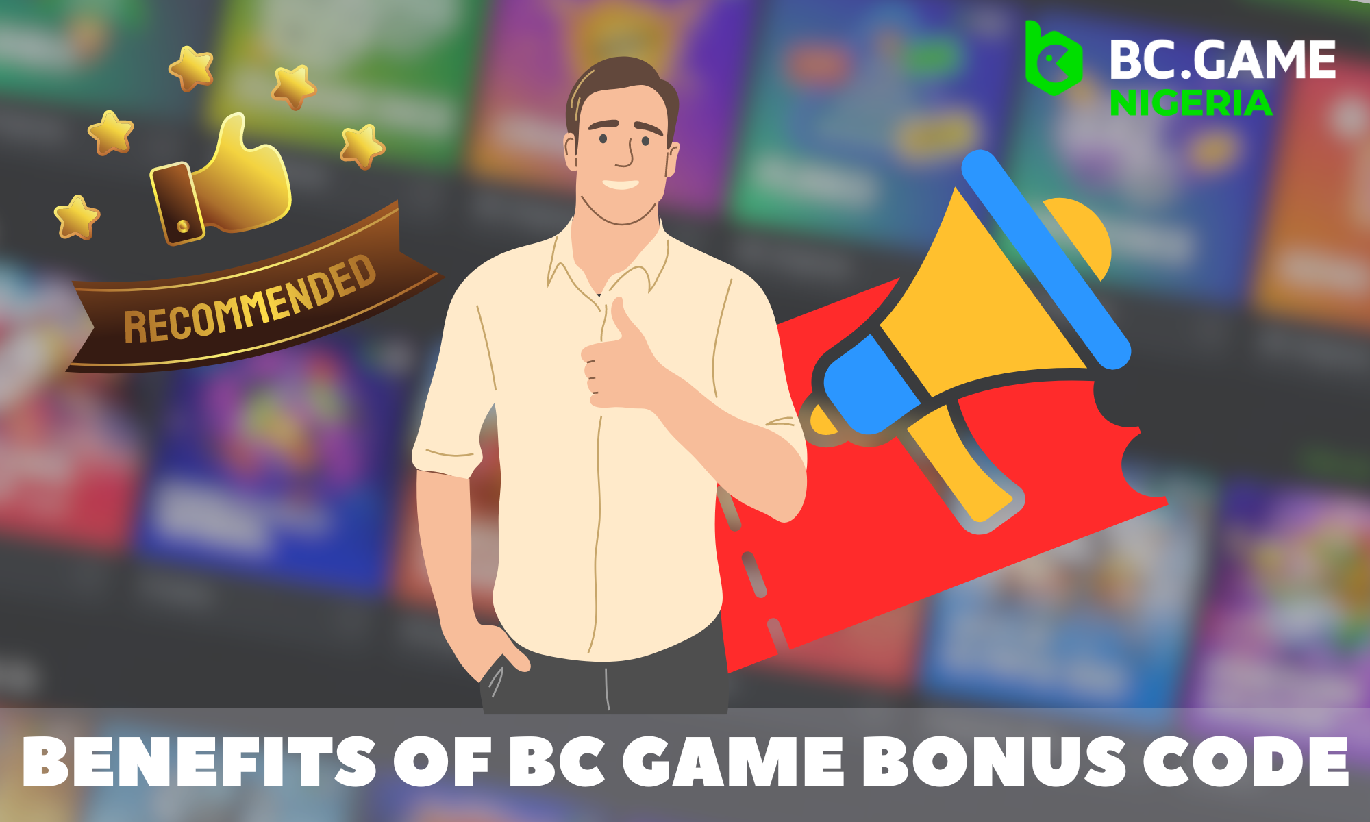 The list of benefits that BC Game players receive in Nigeria