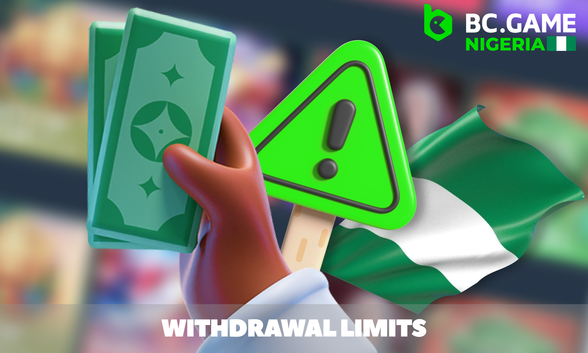 Withdrawal limits at BC Game Nigeria