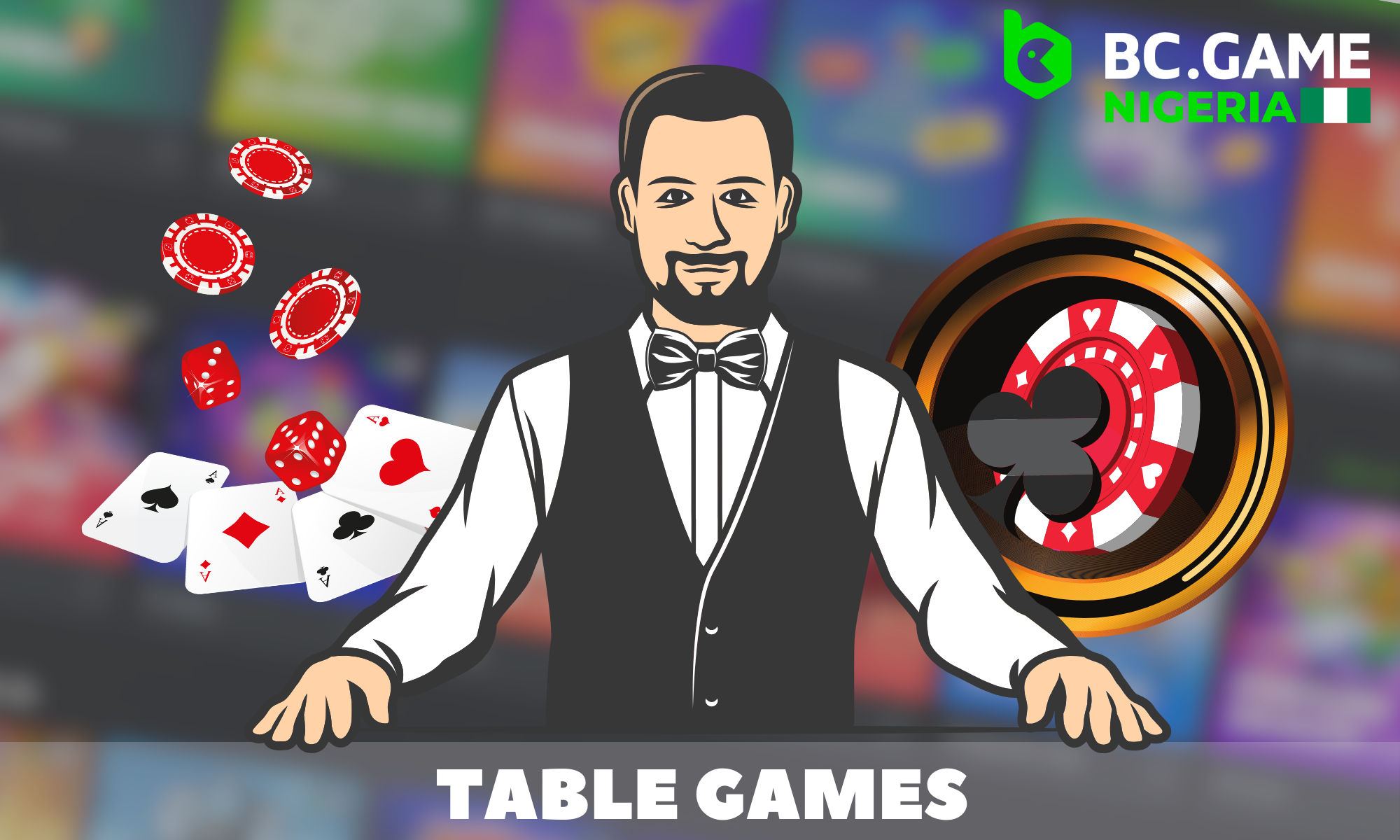 38 table games are currently available on the cryptocurrency casino website BC Game