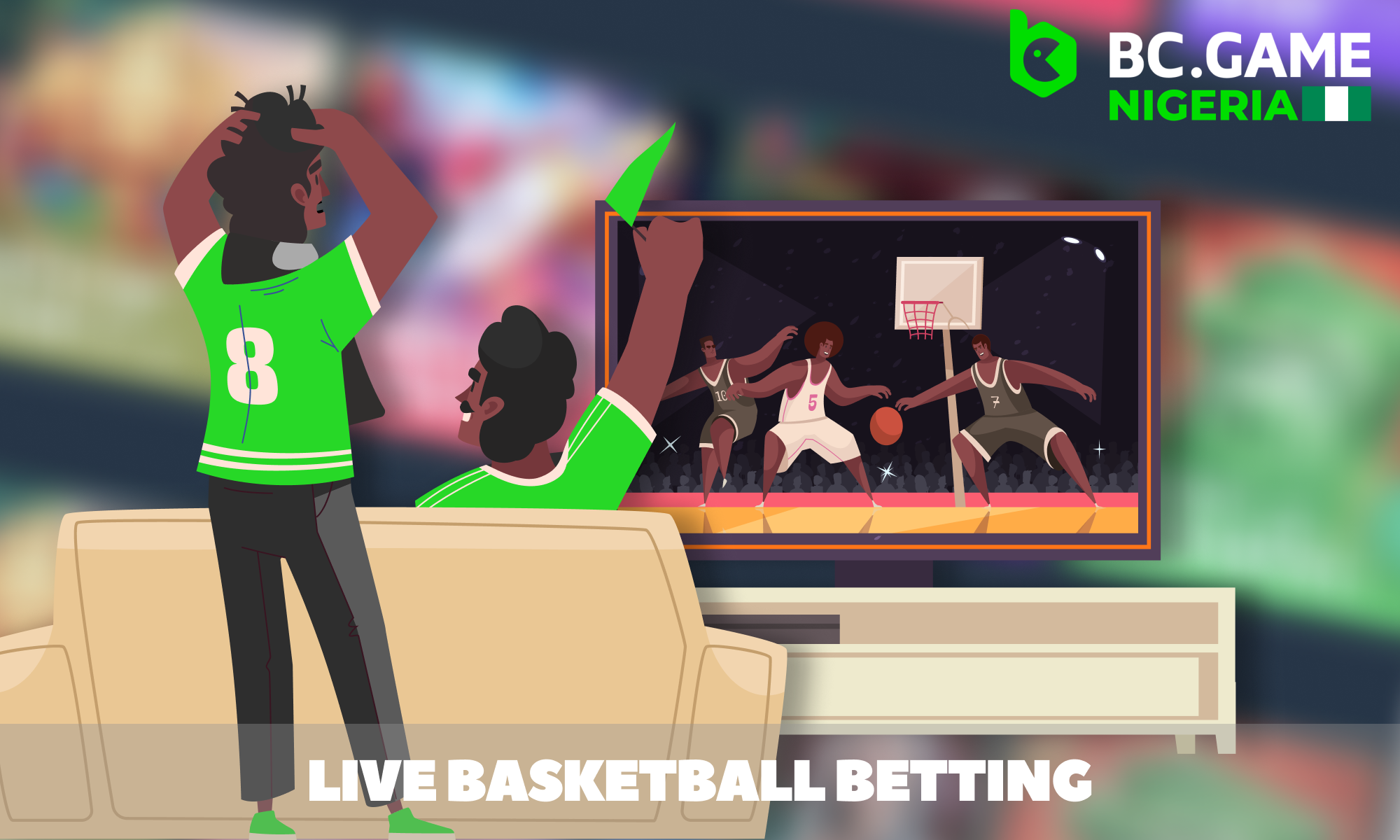 Basketball betting on live events at BC Game for Nigerian bettors