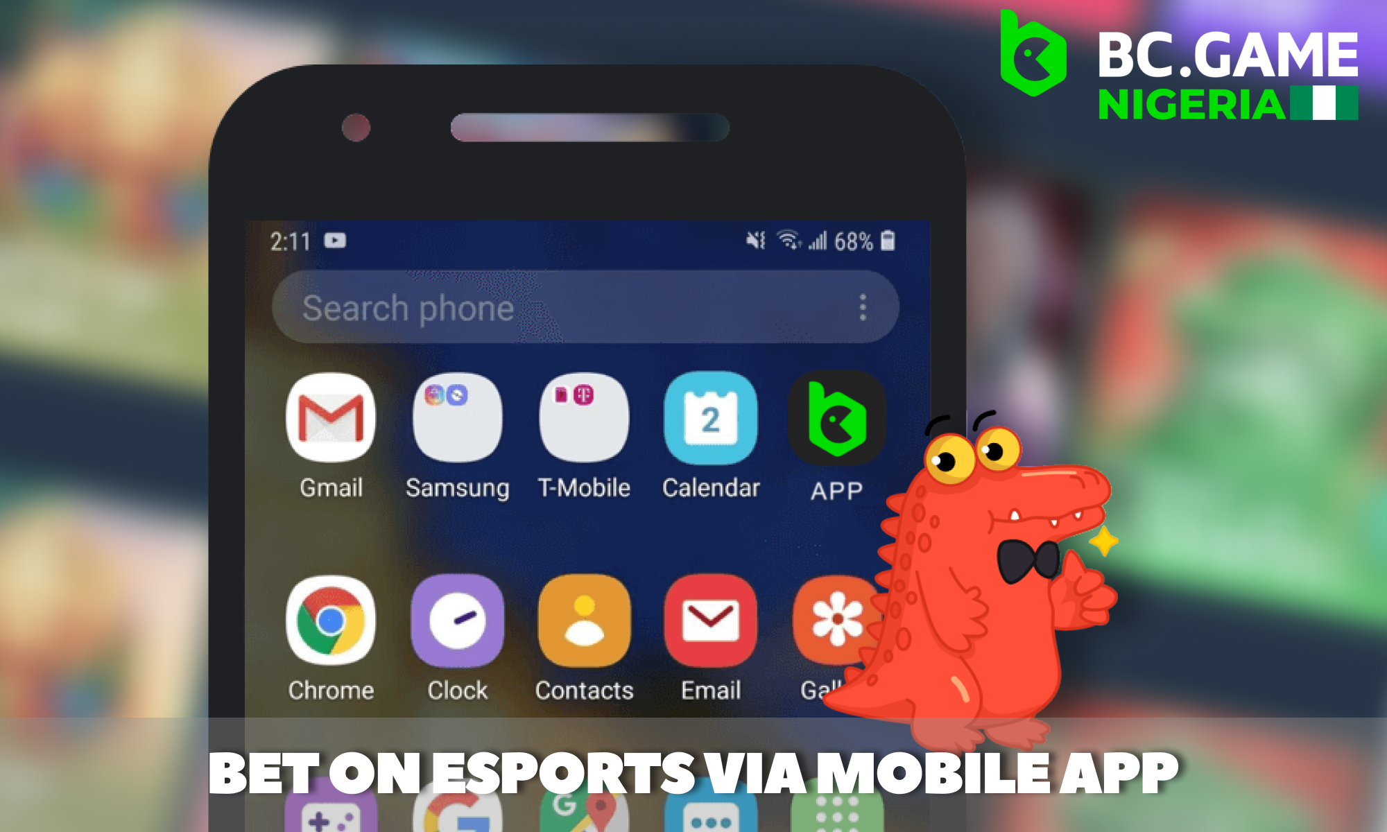 How to bet on Esports in Nigeria via BC Game Mobile App