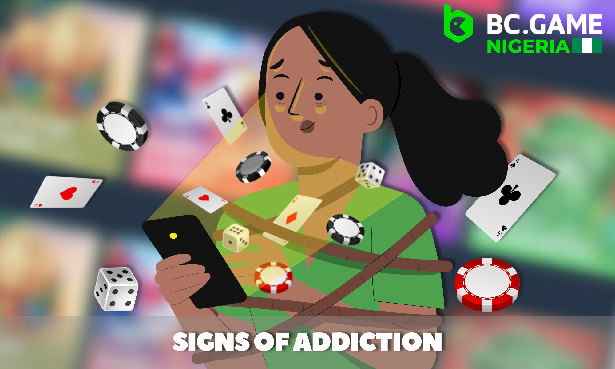 How a Nigerian BC Game player can recognise the signs of gambling addiction