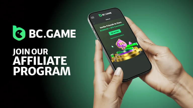 BC Game affiliate program for Indian players offering referral commissions and partnership opportunities.