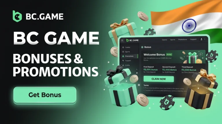 BC Game offers Indian players featuring welcome rewards, promotions, and casino incentives.