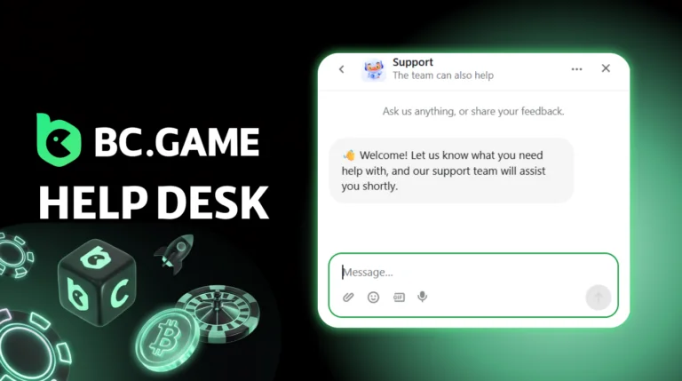 BC.Game customer support helping Indian players with account, payment, and gaming-related questions.
