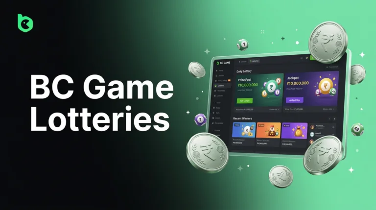 BC.Game lotteries featuring prize draws and promotional lottery events for players in India.