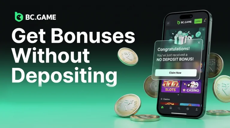 BC Game no deposit bonus offer available for players in India to explore online casino games